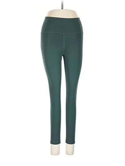 Pre-owned Girlfriend Collective Active Pants In Teal