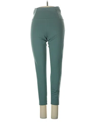 Pre-owned Girlfriend Collective Active Pants In Teal