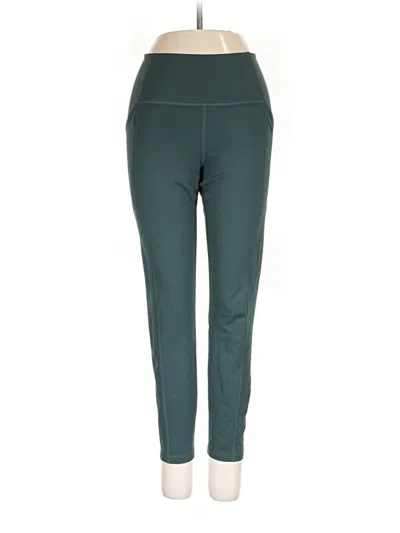 Pre-owned Girlfriend Collective Active Pants In Teal