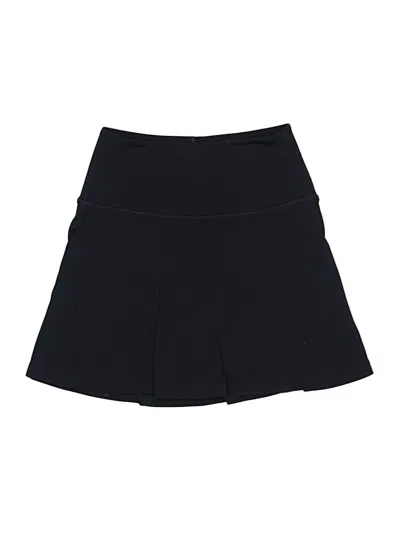 Pre-owned Girlfriend Collective Active Skort In Black