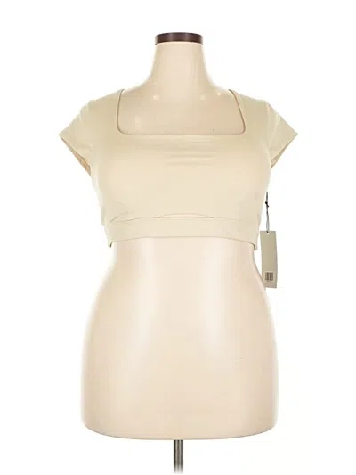 Girlfriend Collective Active T-shirt In Brown