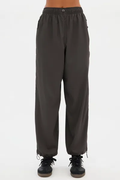 Girlfriend Collective Ash Amy Adjustable Pant In Gray