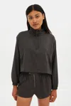 Girlfriend Collective Ash Huddle Half-zip Windbreaker