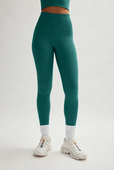 Girlfriend Collective Aspen Compressive High-rise Legging In Green