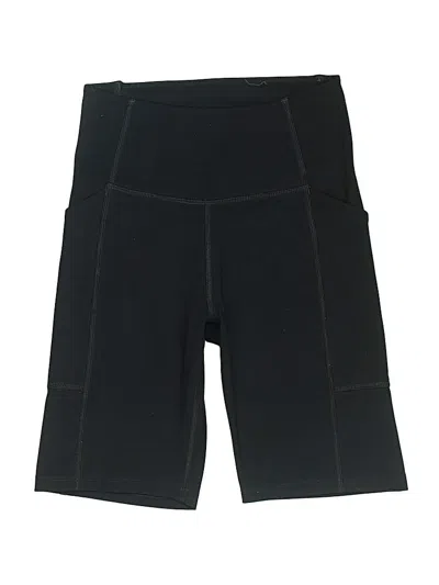 Pre-owned Girlfriend Collective Athletic Shorts In Black