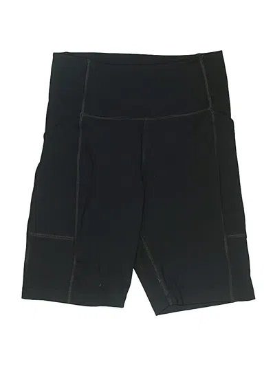 Pre-owned Girlfriend Collective Athletic Shorts In Black
