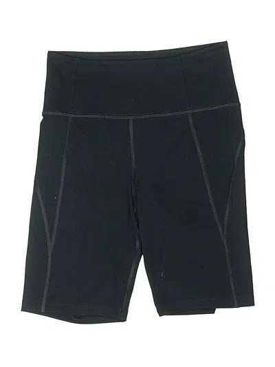 Pre-owned Girlfriend Collective Athletic Shorts In Black