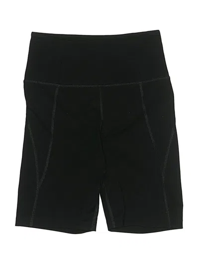 Pre-owned Girlfriend Collective Athletic Shorts In Black