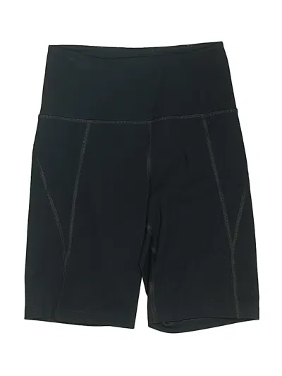 Pre-owned Girlfriend Collective Athletic Shorts In Black