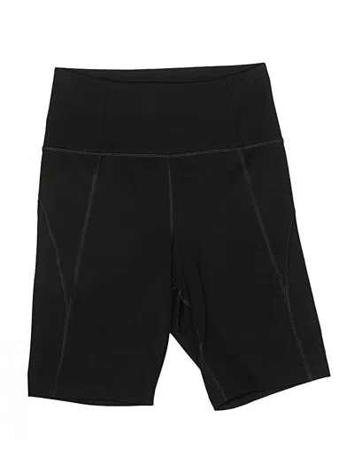 Pre-owned Girlfriend Collective Athletic Shorts In Black