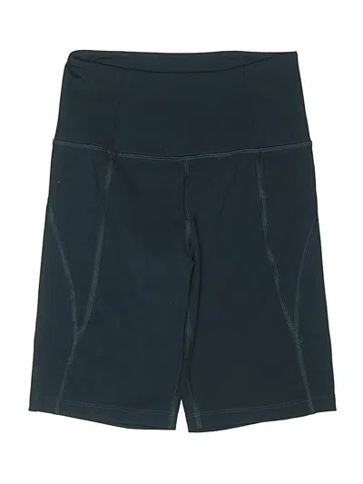 Pre-owned Girlfriend Collective Athletic Shorts In Blue