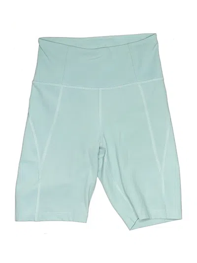 Pre-owned Girlfriend Collective Athletic Shorts In Blue