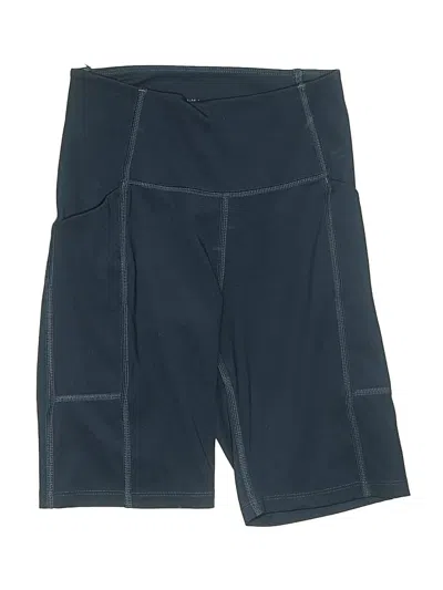 Pre-owned Girlfriend Collective Athletic Shorts In Blue