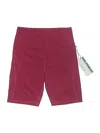 Girlfriend Collective Athletic Shorts In Burgundy