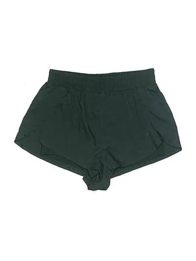 Pre-owned Girlfriend Collective Athletic Shorts In Green