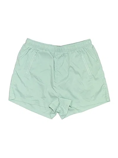 Pre-owned Girlfriend Collective Athletic Shorts In Green