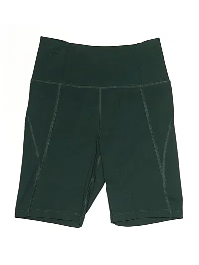 Pre-owned Girlfriend Collective Athletic Shorts In Green