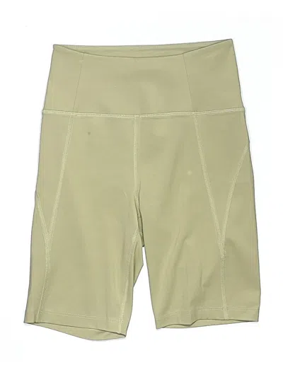 Pre-owned Girlfriend Collective Athletic Shorts In Green