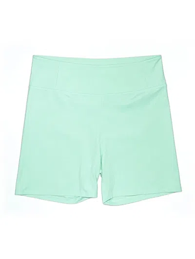 Pre-owned Girlfriend Collective Athletic Shorts In Green