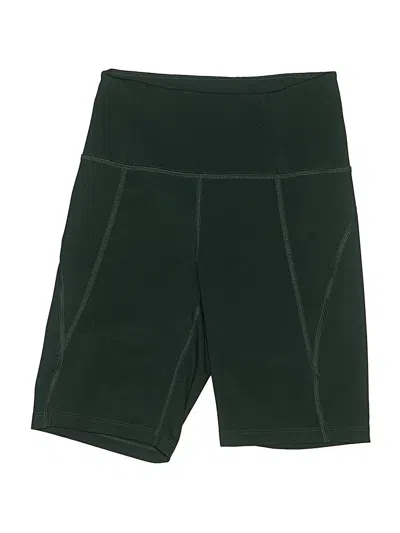 Pre-owned Girlfriend Collective Athletic Shorts In Green