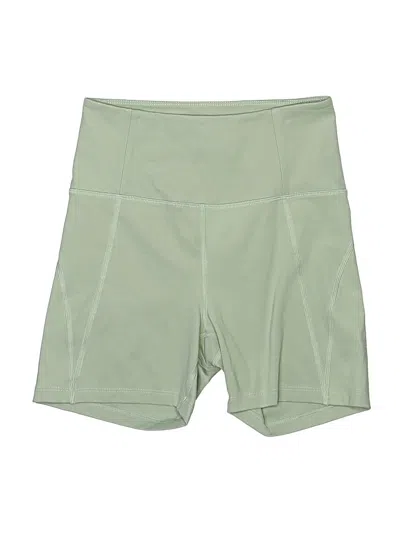 Pre-owned Girlfriend Collective Athletic Shorts In Green