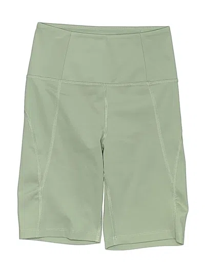Pre-owned Girlfriend Collective Athletic Shorts In Green