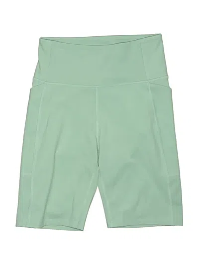 Pre-owned Girlfriend Collective Athletic Shorts In Green