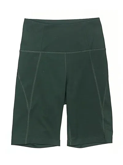 Pre-owned Girlfriend Collective Athletic Shorts In Green