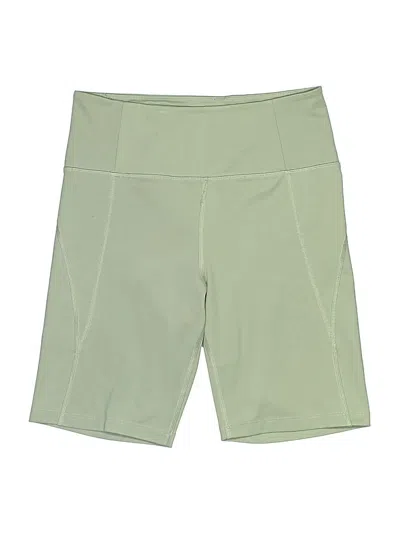 Pre-owned Girlfriend Collective Athletic Shorts In Green