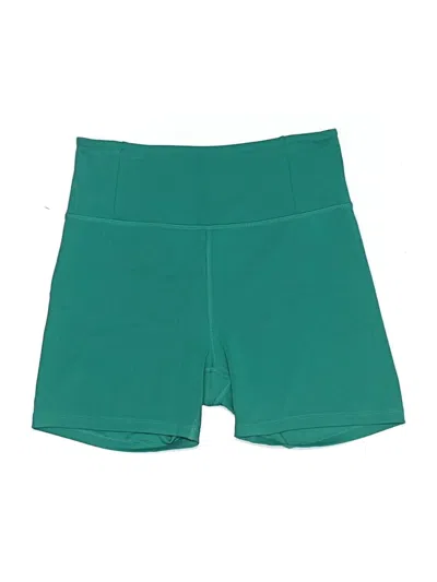 Pre-owned Girlfriend Collective Athletic Shorts In Green