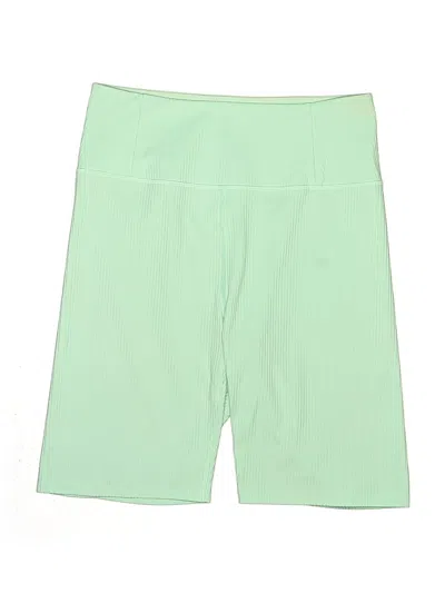 Pre-owned Girlfriend Collective Athletic Shorts In Green