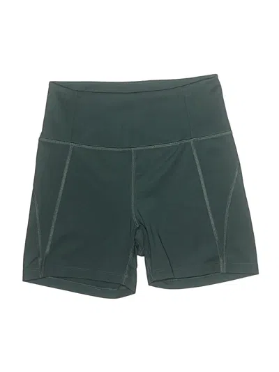 Pre-owned Girlfriend Collective Athletic Shorts In Green