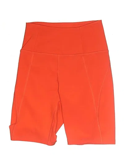 Pre-owned Girlfriend Collective Athletic Shorts In Orange