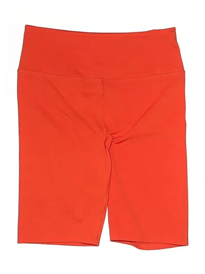Pre-owned Girlfriend Collective Athletic Shorts In Orange