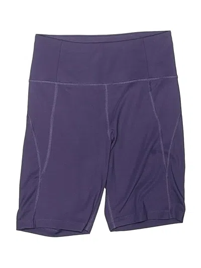 Pre-owned Girlfriend Collective Athletic Shorts In Purple