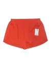 Girlfriend Collective Athletic Shorts In Red