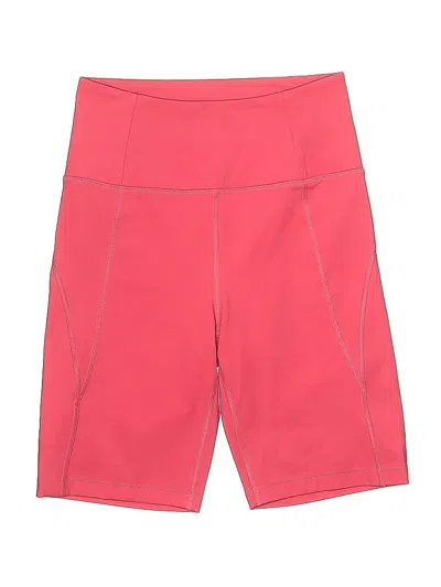 Pre-owned Girlfriend Collective Athletic Shorts In Red