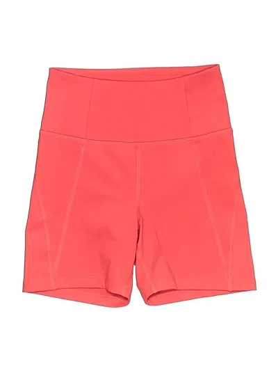 Pre-owned Girlfriend Collective Athletic Shorts In Red