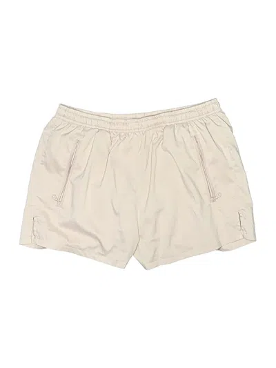 Pre-owned Girlfriend Collective Athletic Shorts In White