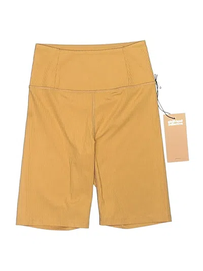 Girlfriend Collective Athletic Shorts In Yellow
