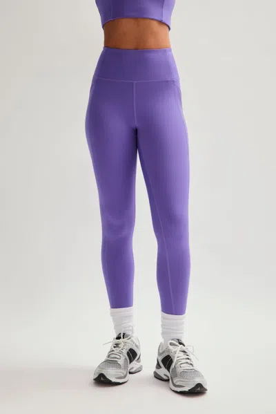 Girlfriend Collective Aurora Compressive Pocket Legging In Purple