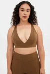 Girlfriend Collective Beachwood Cassandra V Neck Bra
