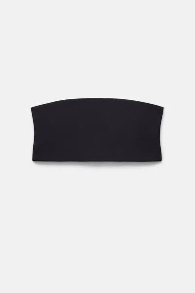 Girlfriend Collective Black Bandeau Bra