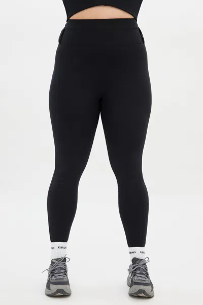 Girlfriend Collective Black Compressive Belt Loop Legging