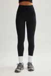 Girlfriend Collective Black Compressive Drawstring Pocket Legging