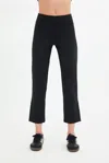 Girlfriend Collective Black Compressive Kick Flare Trouser