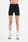 Girlfriend Collective High-rise Seamless Bike Short In Black