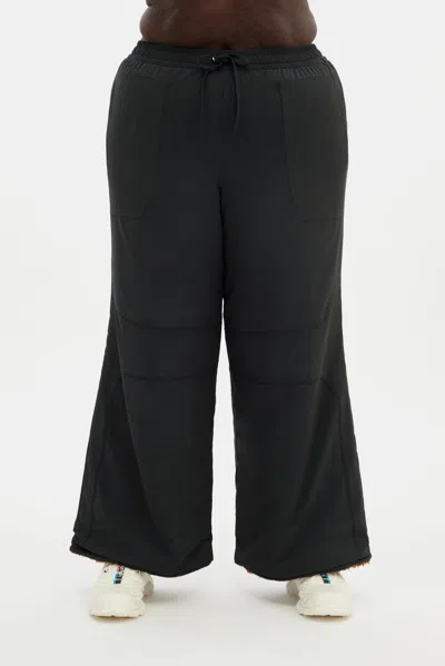 Girlfriend Collective Black Flextrack Reversible Pant