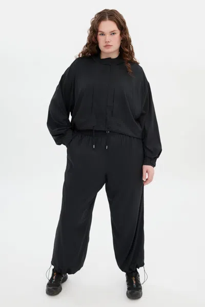 Girlfriend Collective Black Heidi Cropped Jacket