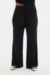 Girlfriend Collective Black Jerseylounge Straight Leg Pant